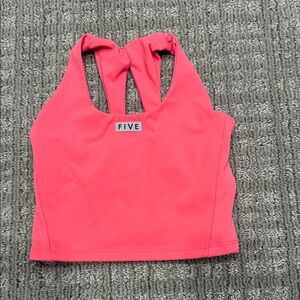 Pink Athletic Crop Top for dance